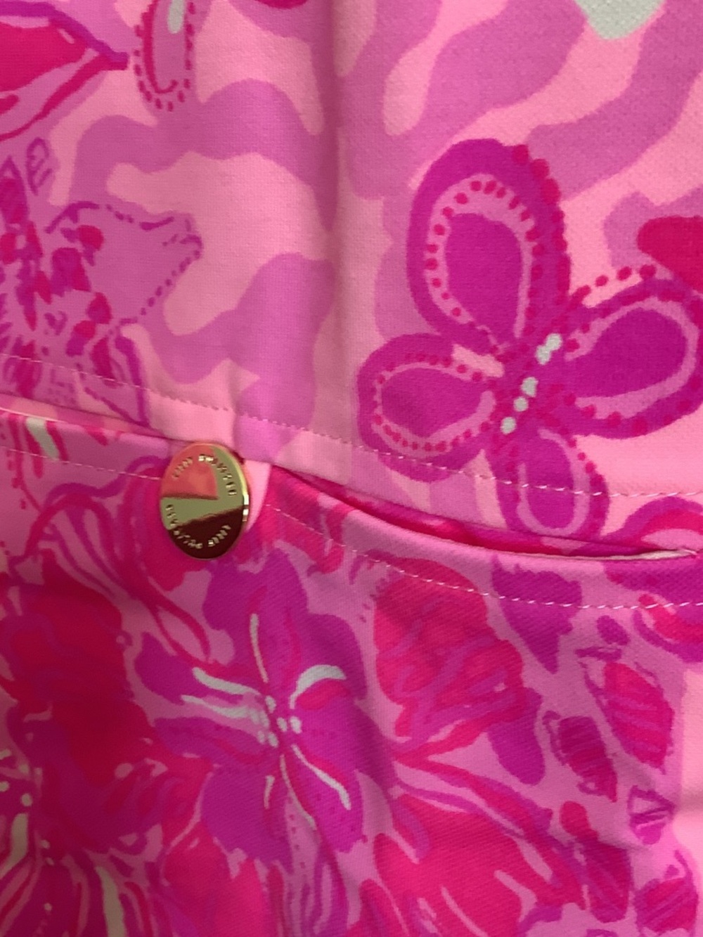 Lilly Pulitzer Parigi Pink Floral Print Dress - Pink & Hot Pink - Picture 3 of 3